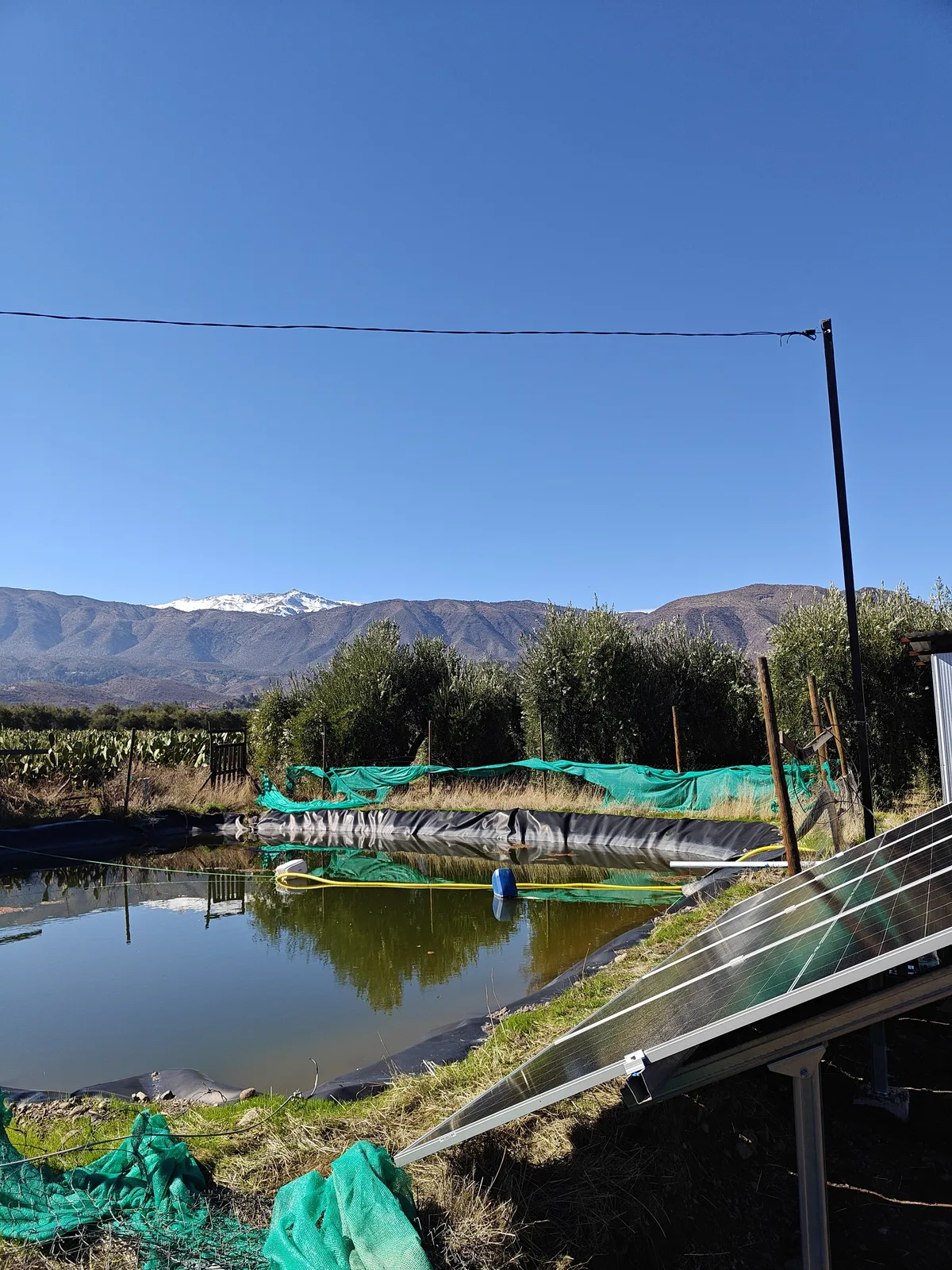 Proyecto: Instalación solar en un predio agrícola de Jahuel, Santa María