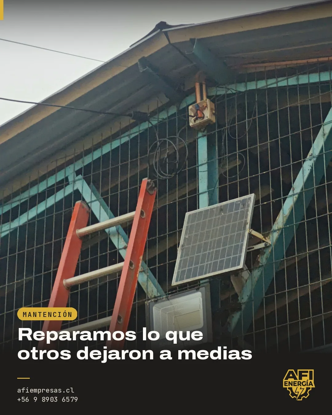Proyecto: Mantención de emergencia en sistema eléctrico residencial en Melipilla